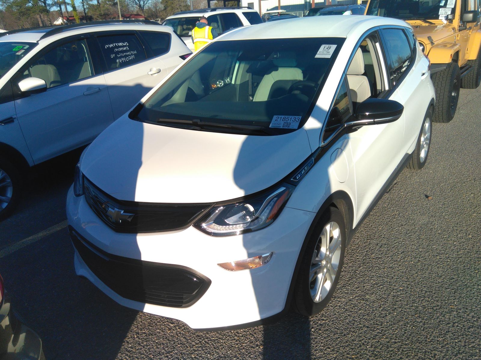 White 2020 Chevy Bolt EV LT